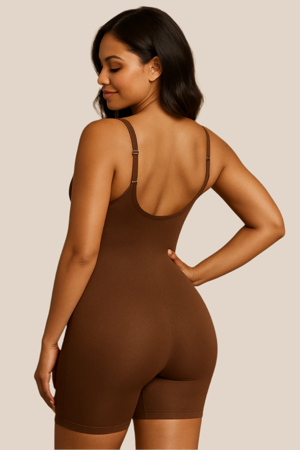 Open Bust Mid Thigh Hip Lift Shaper